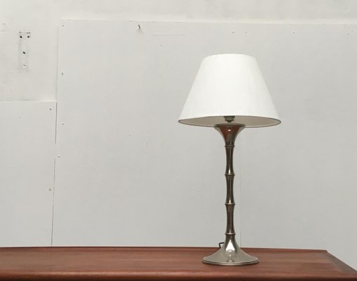 Mid-Century German Bamboo Table Lamp by Ingo Maurer for M Design, 1960s-UAH-866375