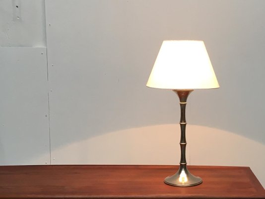 Mid-Century German Bamboo Table Lamp by Ingo Maurer for M Design, 1960s-UAH-866375