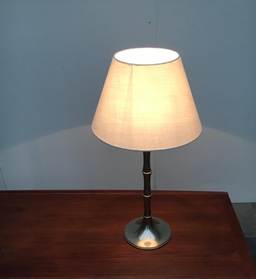 Mid-Century German Bamboo Table Lamp by Ingo Maurer for M Design, 1960s-UAH-866375