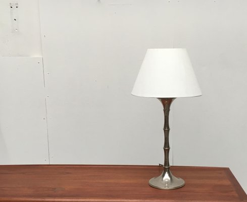 Mid-Century German Bamboo Table Lamp by Ingo Maurer for M Design, 1960s-UAH-866375