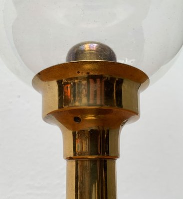 Mid-Century German Brass and Glass Candleholder by Harald Buchrucker, 1960s-UAH-1354649