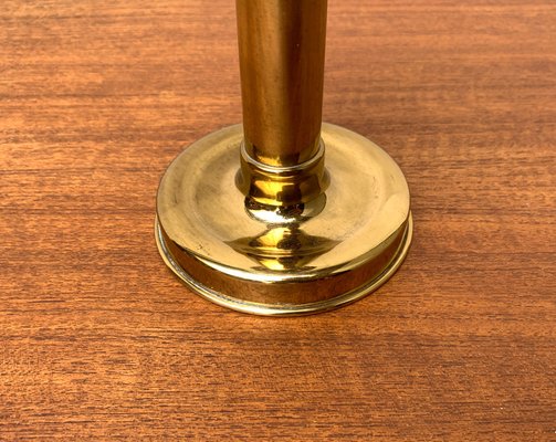 Mid-Century German Brass and Glass Candleholder by Harald Buchrucker, 1960s-UAH-1354649