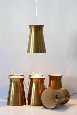 Mid-Century German Brass Pendant Lamp, 1950s-WPT-563862