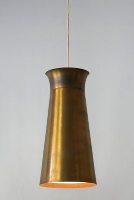 Mid-Century German Brass Pendant Lamp, 1950s-WPT-563864