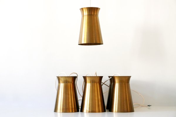 Mid-Century German Brass Pendant Lamp, 1950s-WPT-563862