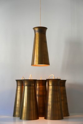 Mid-Century German Brass Pendant Lamp, 1950s-WPT-563864