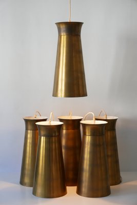 Mid-Century German Brass Pendant Lamp, 1950s-WPT-563864