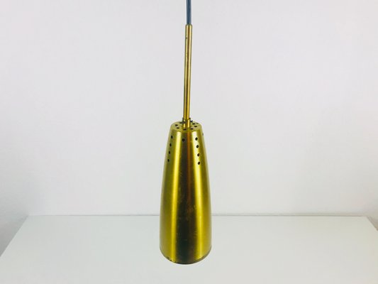 Mid-Century German Brass Pendant Lamp, 1950s-PUK-566935