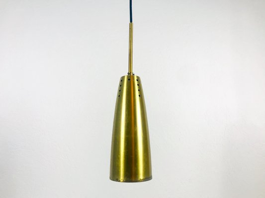 Mid-Century German Brass Pendant Lamp, 1950s-PUK-566935