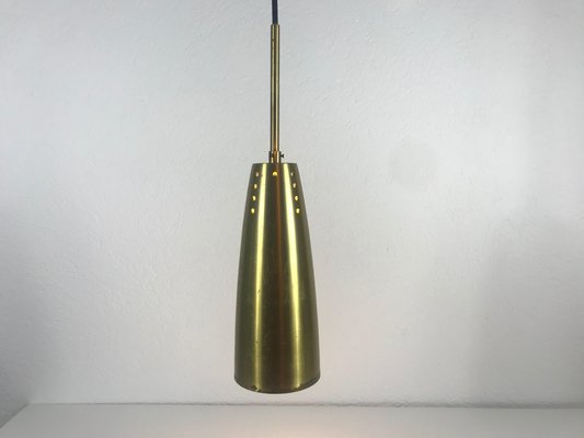 Mid-Century German Brass Pendant Lamp, 1950s-PUK-566935