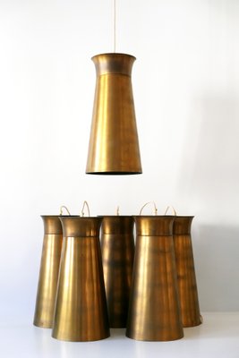 Mid-Century German Brass Pendant Lamp, 1950s-WPT-563864