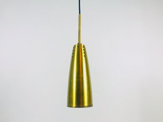 Mid-Century German Brass Pendant Lamps, 1950s, Set of 3-PUK-566941