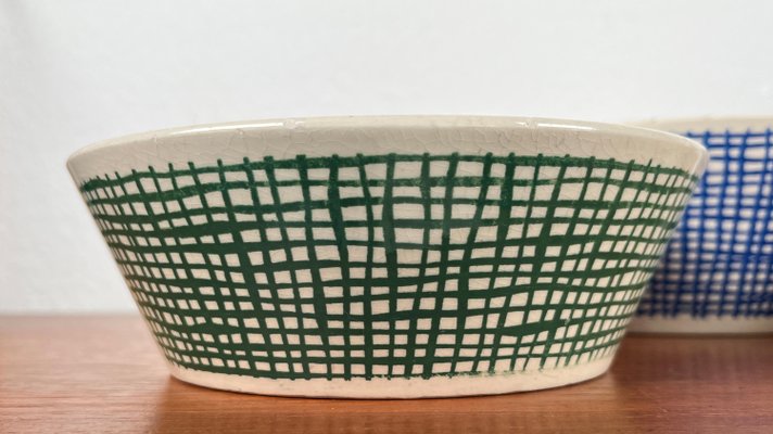 Mid-Century German Ceramic Bowls from Limburg, 1960s, Set of 3-UAH-2024488