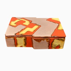 Mid-Century German Ceramic Box with Lid, 1960s-UAH-1338277