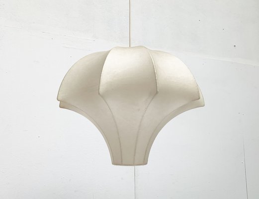 Mid-Century German Cocoon Pendant Lamp by Friedel Wauer for Goldkant Leuchten, 1960s-UAH-1238780