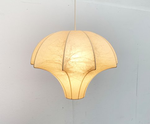 Mid-Century German Cocoon Pendant Lamp by Friedel Wauer for Goldkant Leuchten, 1960s-UAH-1238780