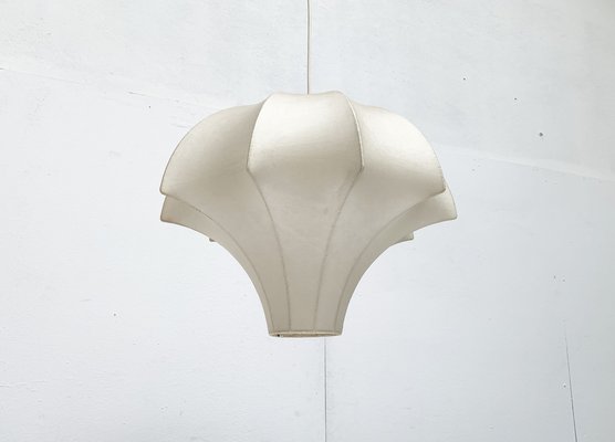 Mid-Century German Cocoon Pendant Lamp by Friedel Wauer for Goldkant Leuchten, 1960s-UAH-1238780