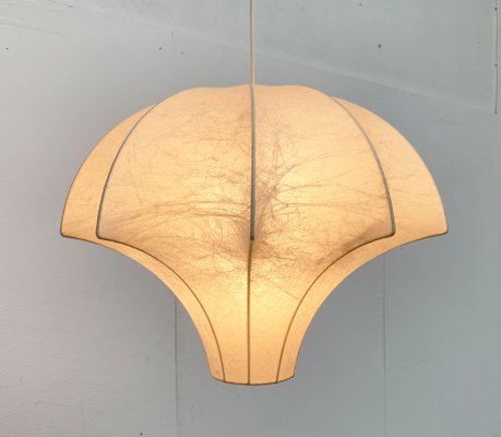 Mid-Century German Cocoon Pendant Lamp by Friedel Wauer for Goldkant Leuchten, 1960s-UAH-1238780