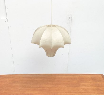 Mid-Century German Cocoon Pendant Lamp by Friedel Wauer for Goldkant Leuchten, 1960s-UAH-1238780