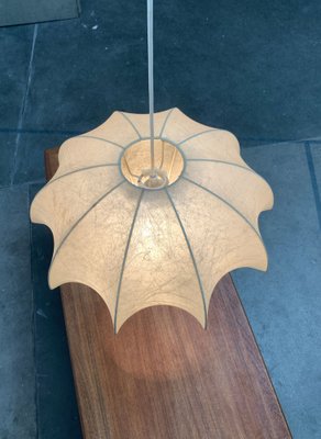 Mid-Century German Cocoon Pendant Lamp by Friedel Wauer for Goldkant Leuchten, 1960s-UAH-1238780