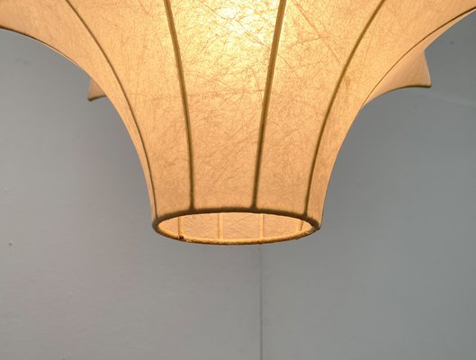 Mid-Century German Cocoon Pendant Lamp by Friedel Wauer for Goldkant Leuchten, 1960s-UAH-1238780