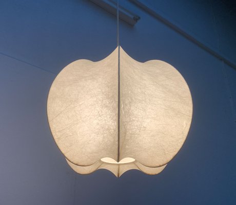 Mid-Century German Cocoon Pendant Lamp from Goldkant Leuchten, 1960s-UAH-1789403