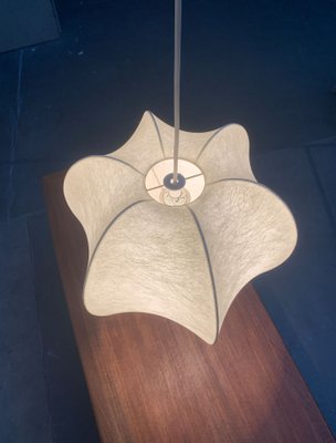 Mid-Century German Cocoon Pendant Lamp from Goldkant Leuchten, 1960s-UAH-1789403