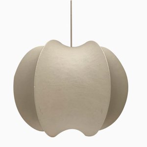 Mid-Century German Cocoon Pendant Lamp from Goldkant Leuchten, 1960s-UAH-1789403