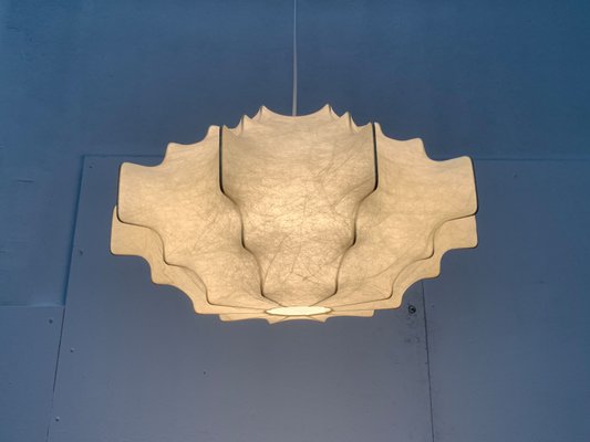 Mid-Century German Cocoon Pendant Lamp from Goldkant Leuchten-UAH-1110989