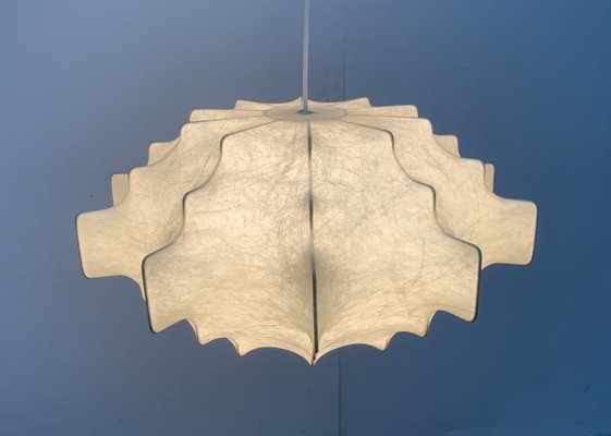 Mid-Century German Cocoon Pendant Lamp from Goldkant Leuchten-UAH-1110989