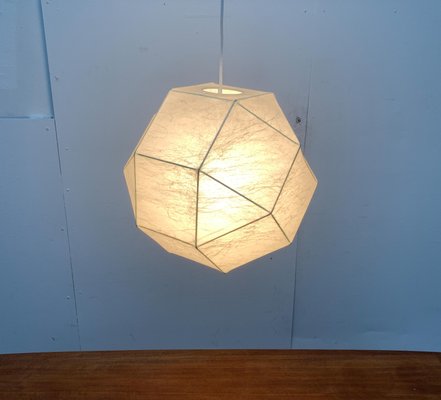 Mid-Century German Cocoon Pendant Lamp from Goldkant Leuchten, Wuppertal-UAH-1078720