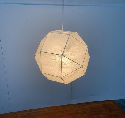 Mid-Century German Cocoon Pendant Lamp from Goldkant Leuchten, Wuppertal-UAH-1078720