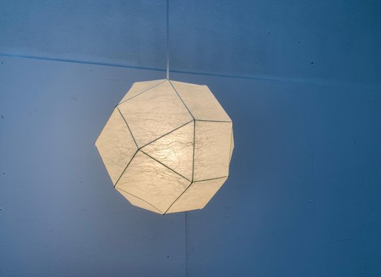 Mid-Century German Cocoon Pendant Lamp from Goldkant Leuchten, Wuppertal-UAH-1078720