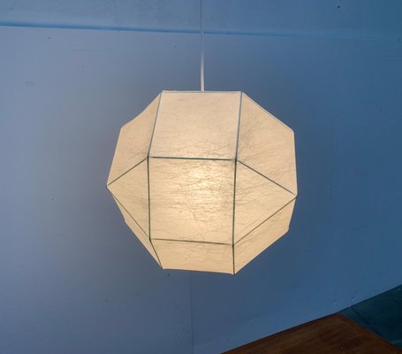 Mid-Century German Cocoon Pendant Lamp from Goldkant Leuchten, Wuppertal-UAH-1078720