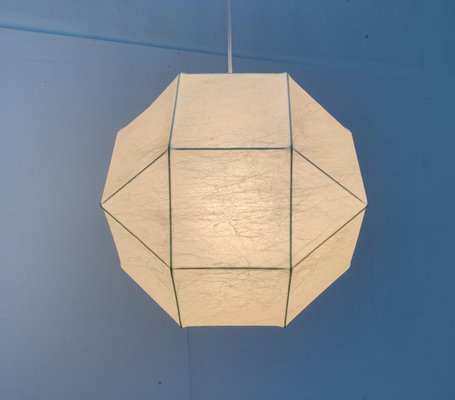 Mid-Century German Cocoon Pendant Lamp from Goldkant Leuchten, Wuppertal-UAH-1078720