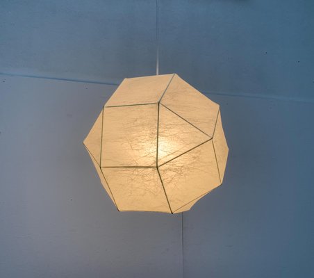 Mid-Century German Cocoon Pendant Lamp from Goldkant Leuchten, Wuppertal-UAH-1078720