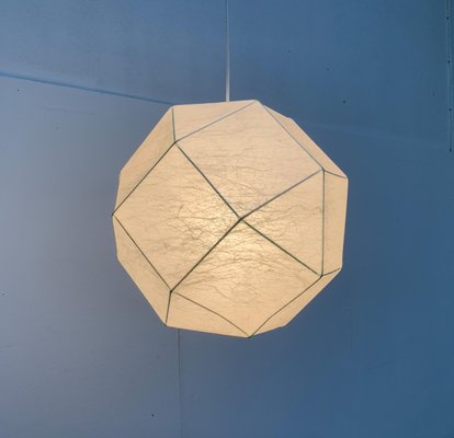 Mid-Century German Cocoon Pendant Lamp from Goldkant Leuchten, Wuppertal-UAH-1078720