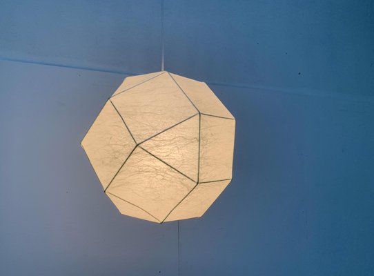 Mid-Century German Cocoon Pendant Lamp from Goldkant Leuchten, Wuppertal-UAH-1078720