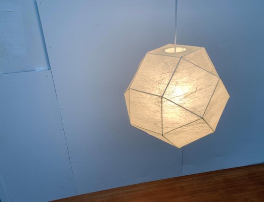 Mid-Century German Cocoon Pendant Lamp from Goldkant Leuchten, Wuppertal-UAH-1078720