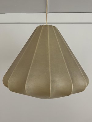 Mid-Century German Cocoon Pendant Light by Friedel Wauer for Goldkant, 1960s-TPE-1743567