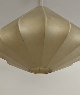 Mid-Century German Cocoon Pendant Light by Friedel Wauer for Goldkant, 1960s-TPE-1743567