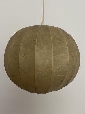 Mid-Century German Cocoon Pendant Light by Friedel Wauer for Goldkant, 1960s-TPE-1743563