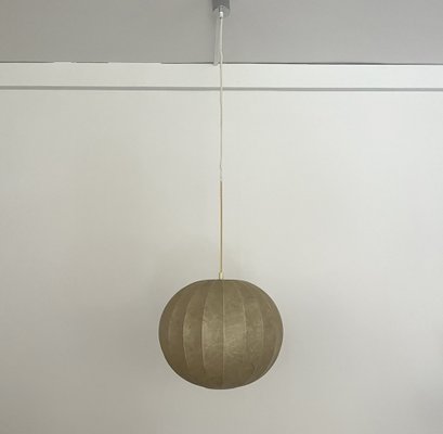 Mid-Century German Cocoon Pendant Light by Friedel Wauer for Goldkant, 1960s-TPE-1743563