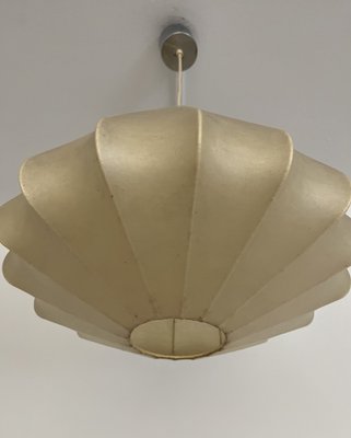 Mid-Century German Cocoon Pendant Light by Friedel Wauer for Goldkant, 1960s-TPE-1743567