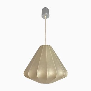 Mid-Century German Cocoon Pendant Light by Friedel Wauer for Goldkant, 1960s-TPE-1743567