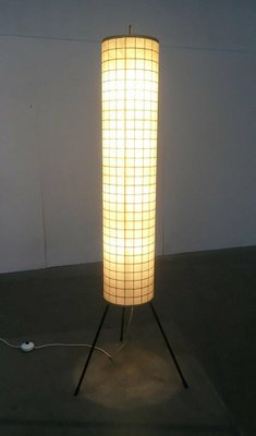 Mid-Century German Cocoon Tripod Floor Lamp by Friedel Wauer for Goldkant Leuchten, 1960s-UAH-1725308