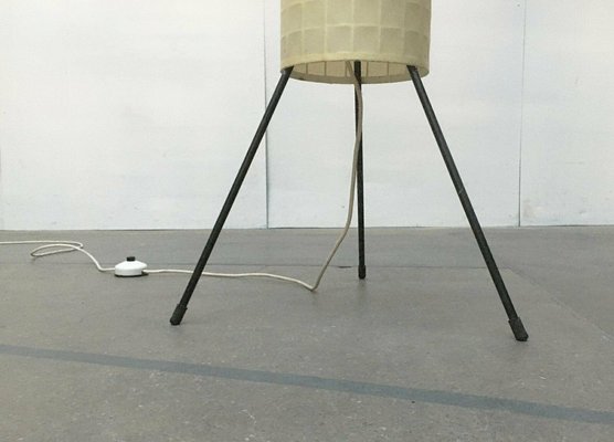 Mid-Century German Cocoon Tripod Floor Lamp by Friedel Wauer for Goldkant Leuchten, 1960s-UAH-1725308