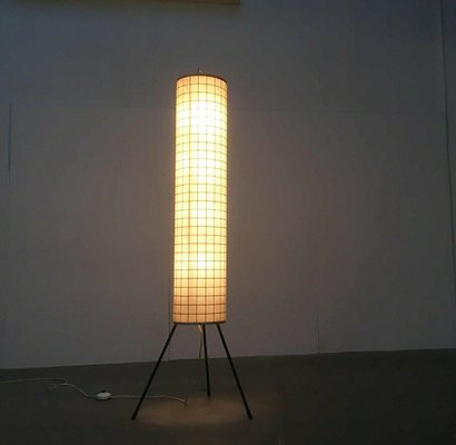 Mid-Century German Cocoon Tripod Floor Lamp by Friedel Wauer for Goldkant Leuchten, 1960s-UAH-1725308