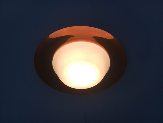 Mid-Century German Copper Ceiling Lamp from BUR, Bünte & Remmler-UAH-846987