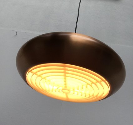 Mid-Century German Copper Pendant Lamp from Goldkant Leuchten-UAH-864961